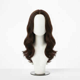 feme outre converti cap slaycation 26 inch shade 2 dark brown half wig afro straight texture wig product