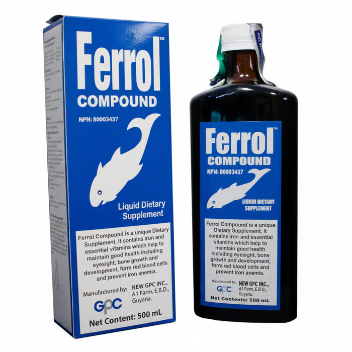 Ferrol Compound Liquid Tonic 500ml bottle for cough cold immune support and daily wellness care