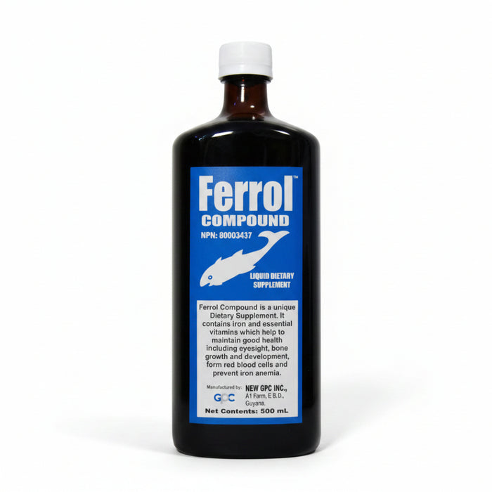 Ferrol Compound Liquid Tonic 500ml bottle for cough cold immune support and daily wellness care