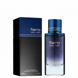 Fiero Bleu Man Eau de Parfum 100ml bold masculine long lasting fragrance bottle for men