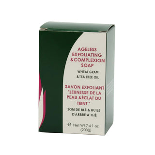 fiftys ageless exfoliating complexion soap 7oz brightening skin cleansing bar smooth clear radiant healthy skin care soap