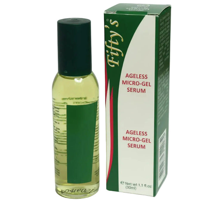 fiftys ageless micro gel serum 30ml dark spot anti blemish skin brightening lightweight face serum