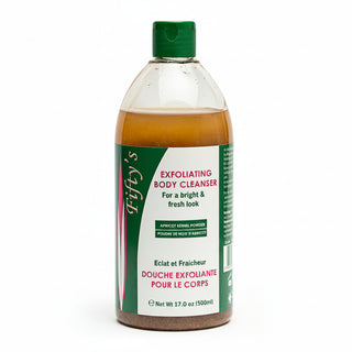 fiftys exfoliating body cleanser 500ml bright fresh look skin care body wash smooth radiant glowing skin cleansing gel