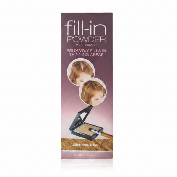 Fill-In Hair Powder with Procapil Pack of 3 Light Brown | Thickening & Coverage