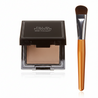 fill in powder with procapil pack of 3 light brown blonde hair thickening powder hair loss concealer