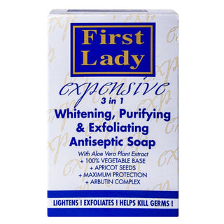 First Lady 3 in 1 whitening soap 200g purifying exfoliating antiseptic for smooth bright skin