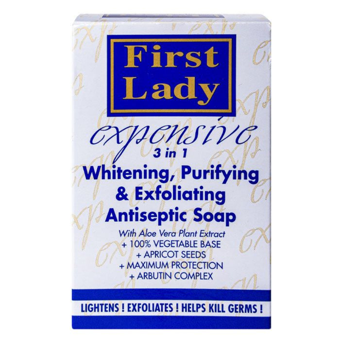 First Lady 3 in 1 Whitening Soap 200g | Exfoliating Purifying Antiseptic Soap