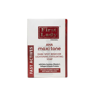 First Lady AHA maxi tone soap 200g for dark spot removal and skin brightening exfoliation care