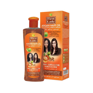 First Lady argan hair oil 300ml for strong smooth shiny and nourished healthy hair care