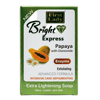 First Lady papaya exfoliating soap 200g for smooth radiant glowing face and body skin care