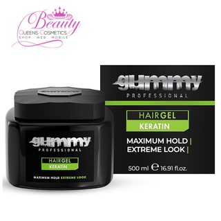 Gummy  Professional Hair Gel Keratin 500ml | Maximum Hold Extreme Look