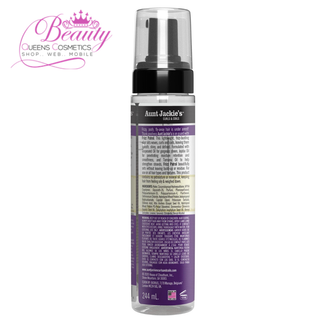 Aunt Jackie’s Frizz Patrol Anti-Poof Setting Mousse, Smooth & Define – 8.5oz