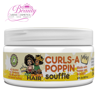 Fro Babies Curls-A-Poppin Soufflé 8oz | Curl Defining Cream for Kids & Babies