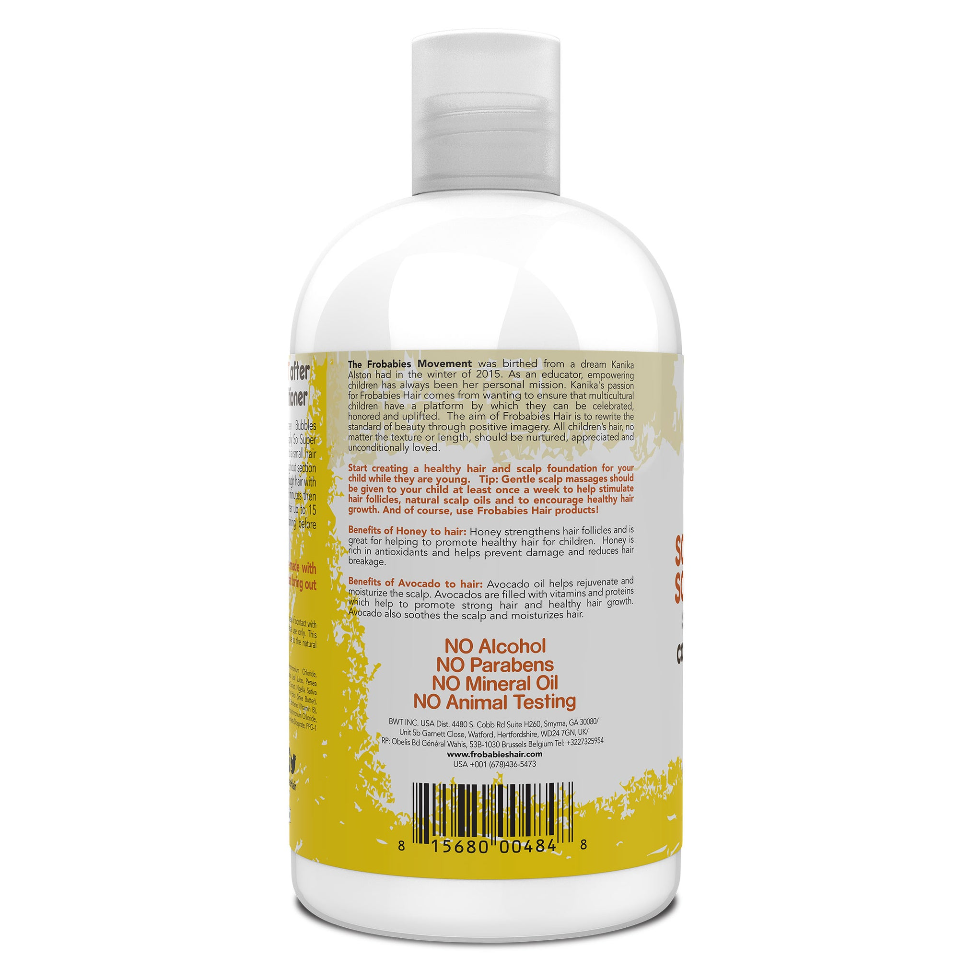 Fro Babies So Super Soft After Shampoo Conditioner 12oz deep conditioning detangling kids curly hair soft smooth manageable