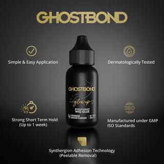 Ghost Bond Glow Up Wig Glue 38ml | Ultra-Strong, Peelable & Residue-Free Hold