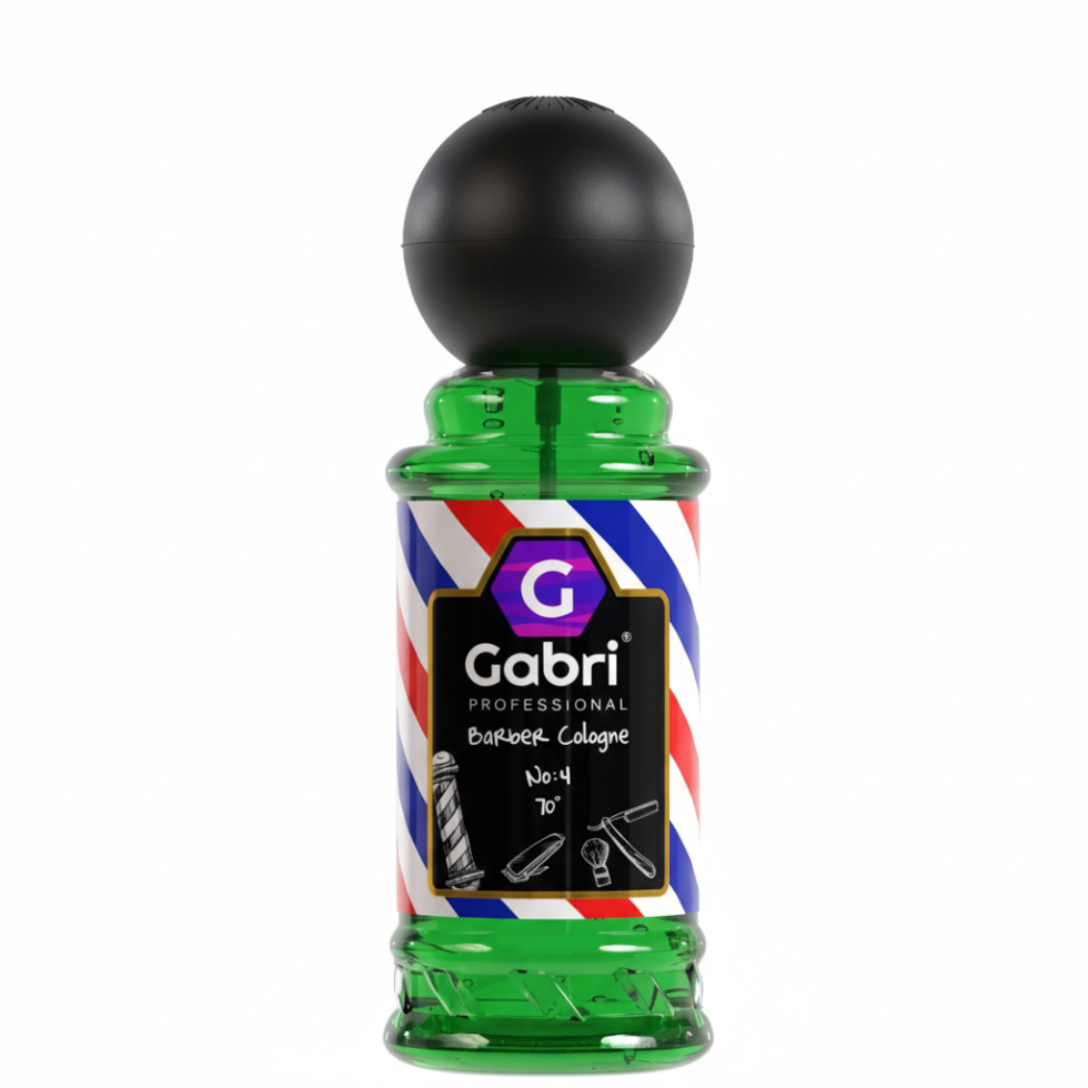 Gabri barber cologne no 4 159ml mint amber aftershave cologne refreshing cooling barbershop fragrance