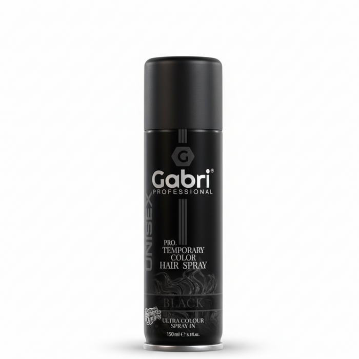 Gabri Professional Pro Hair Colour Spray 150ml | Temporary Grey Coverage
