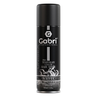 Gabri pro temporary hair colour spray white 150ml instant bright washable white hair dye spray