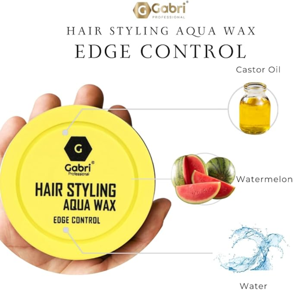 Gabri professional hair styling wax 150ml strong hold edge control wax for men and women