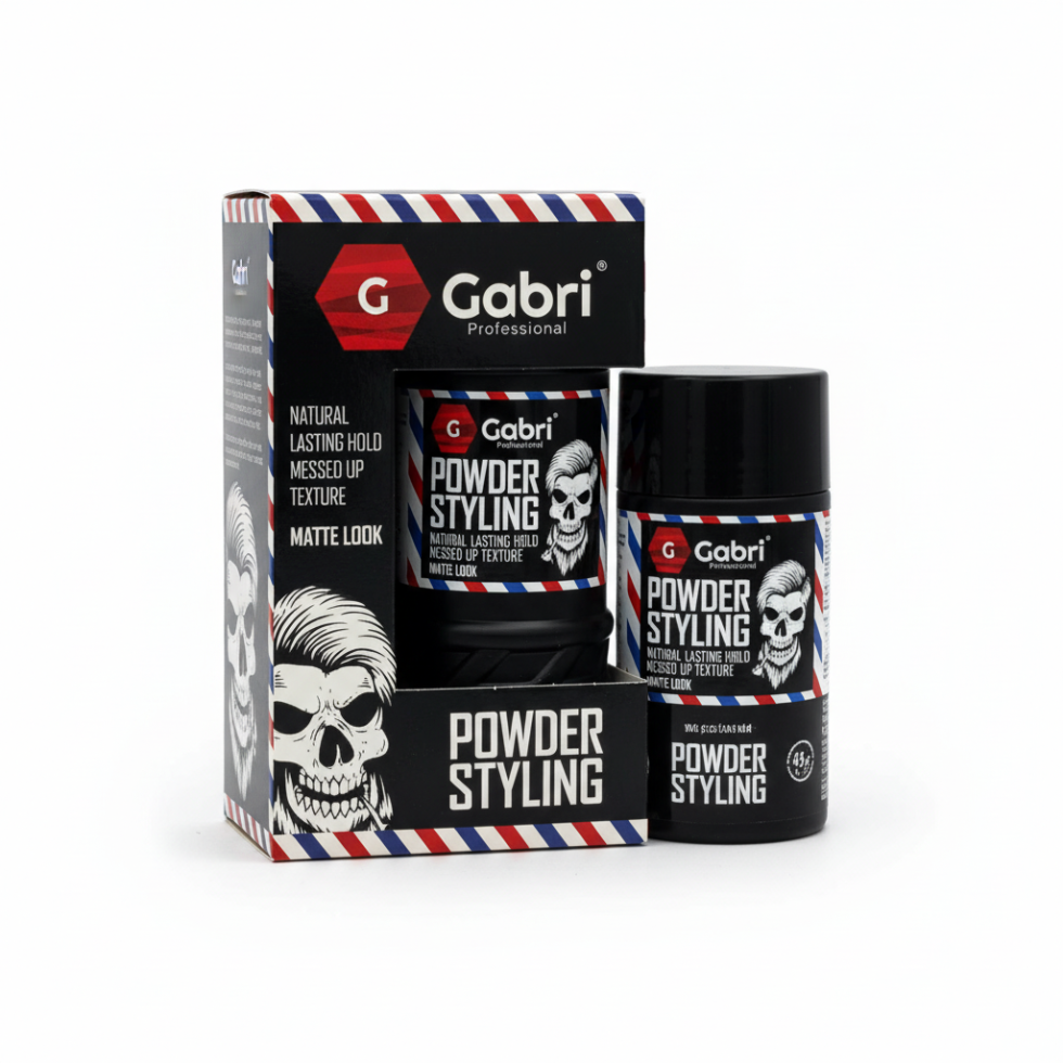 Gabri professional powder styling matte look 21g hair volume texture matte finish styling powder