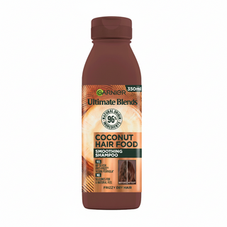 garnier coconut hair food shampoo 350ml curly hair frizz control hydrating smooth defined shiny hair
