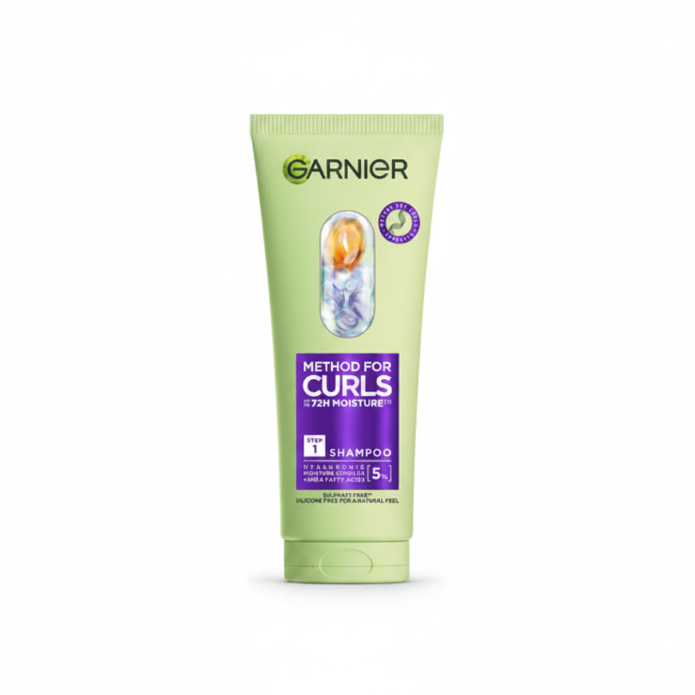 garnier method for curls shampoo 200ml hydrating curly hair sulfate free defined soft curls
