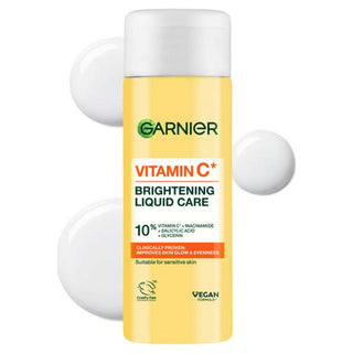 garnier vitamin c brightening liquid care 120ml hydrating glowing smooth even skin
