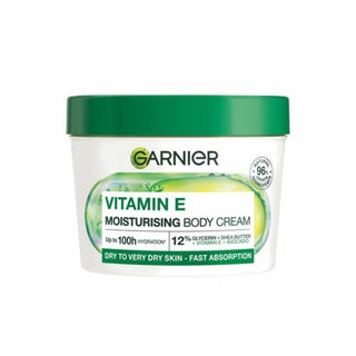 garnier vitamin e moisturising body cream 380ml deep hydration soft smooth healthy skin
