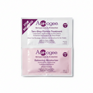 aphogee two step protein treatment 1oz intensive hair strength repair damaged hair care system