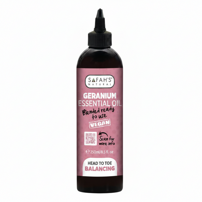 Geranium Essential Oil 250ml | Mood Enhancing & Skin Balancing Oil