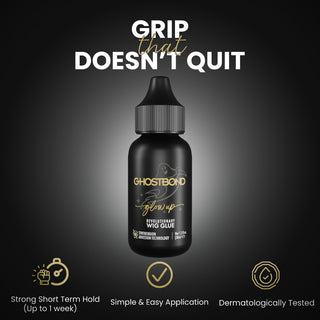 Ghost Bond Glow Up wig glue 38ml with ultra-strong peelable residue-free hold