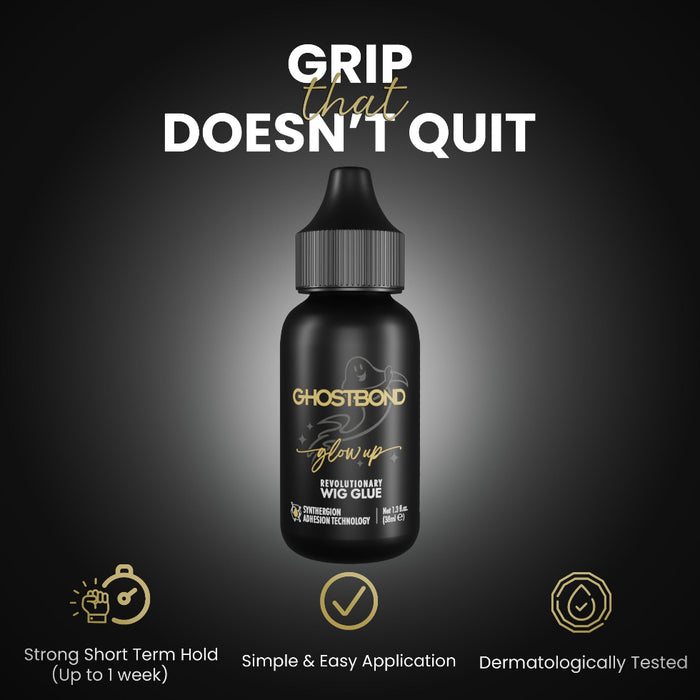 Ghost Bond Glow Up Wig Glue 38ml | Ultra-Strong Peelable Residue-Free Hold