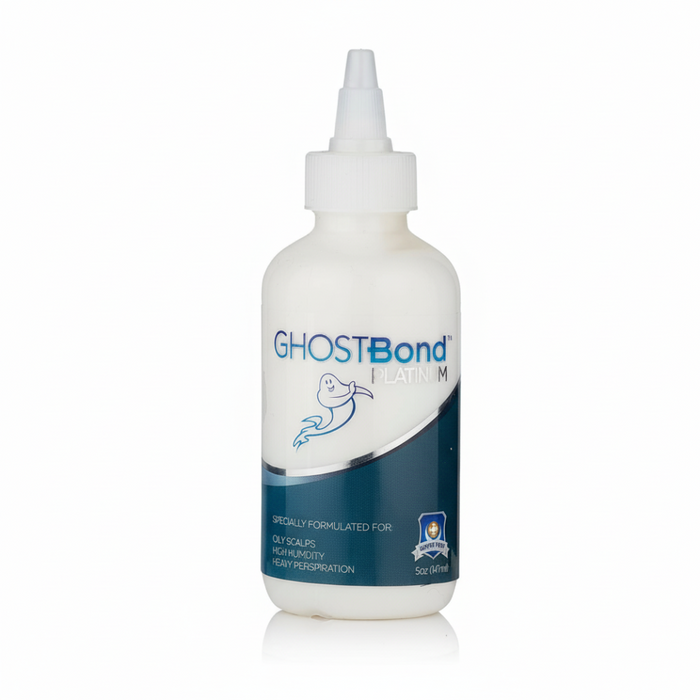 Ghost Bond Platinum Wig Adhesive 147ml | Strong Hold for Oily Scalps
