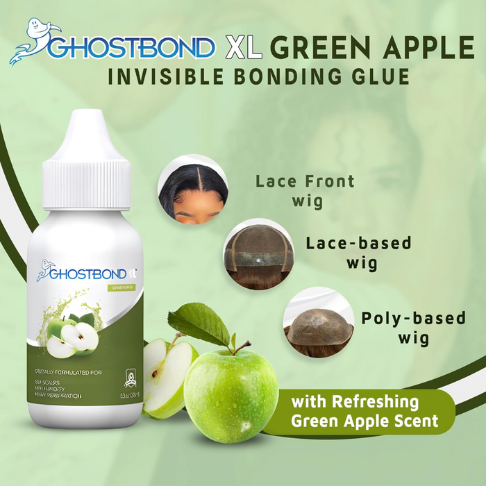 Ghostbond XL Apple Wig Glue 38ml | Strong Hold for Lace & Poly Systems