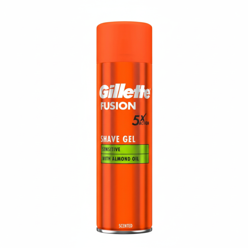 gillette fusion5 ultra sensitive shaving gel smooth glide skin protection men grooming razor care gel