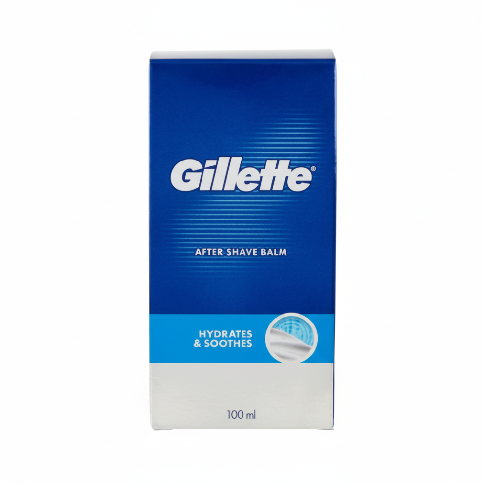 gillette after shave balm hydrating soothing post shave skin care men grooming smooth fresh skin