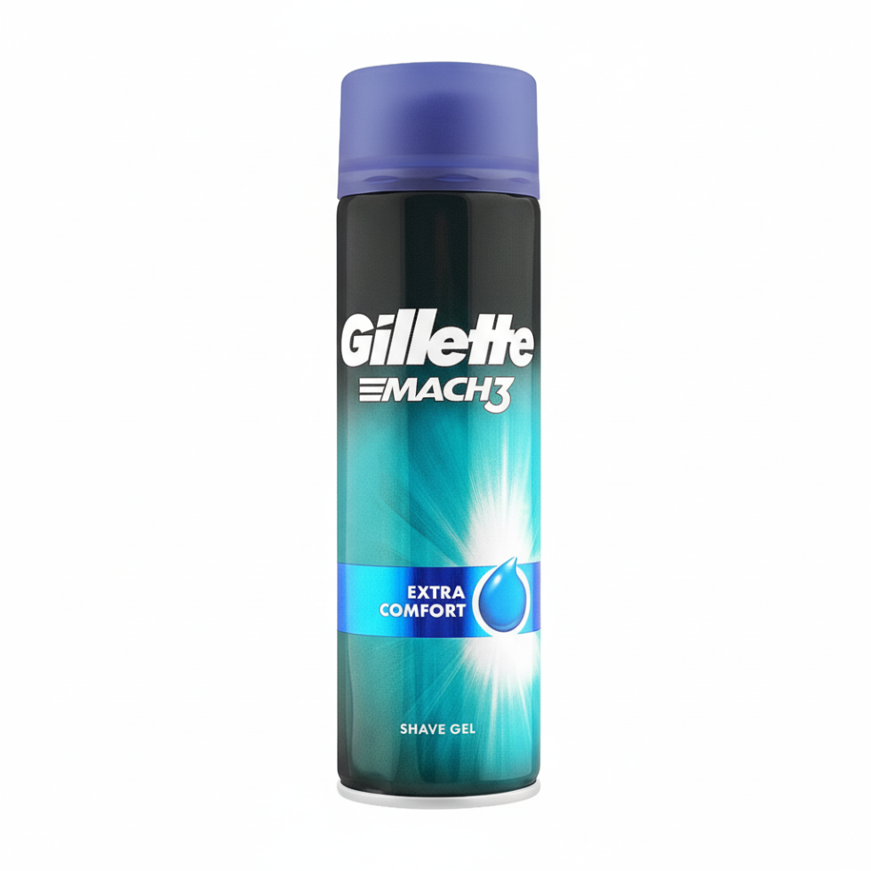 gillette mach3 extra comfort shave gel smooth shaving gel men grooming skin protection razor glide