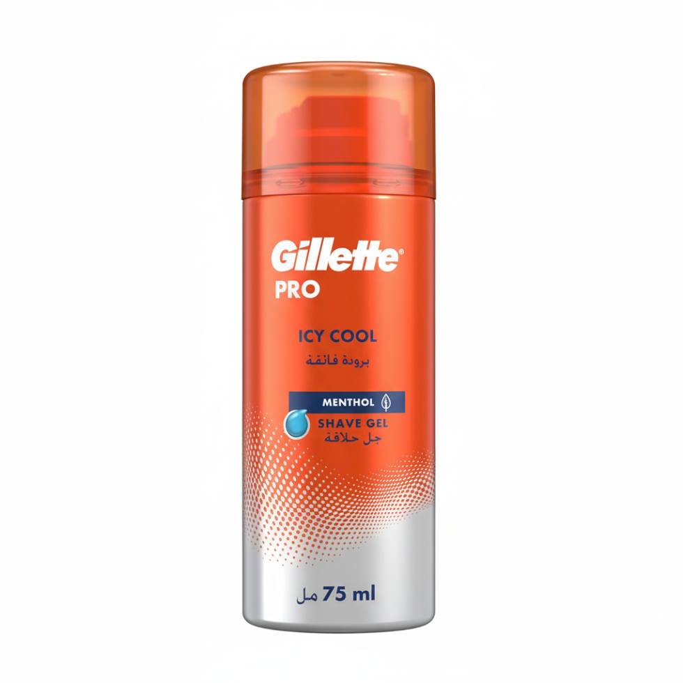 gillette pro icy cool menthol shave gel cooling formula smooth shave refreshing men grooming razor gel