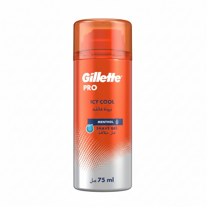 Gillette Pro Icy Cool Menthol Shave Gel 75ml | Cooling Formula