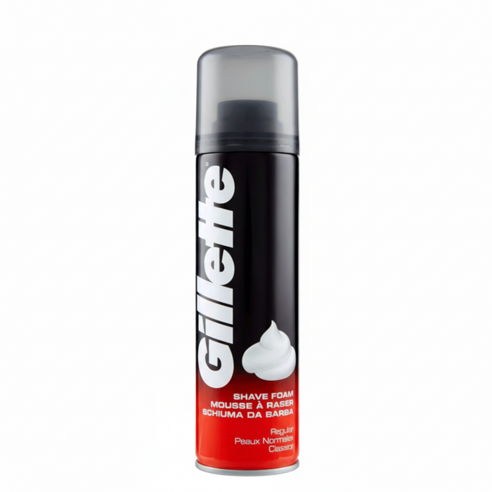 gillette shaving foam regular smooth comfortable shave rich lather men grooming daily shaving care
