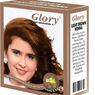 glory light brown henna 10g natural herbal hair color soft brown shine conditioning henna powder hair dye chemical free natural brown hair tint product