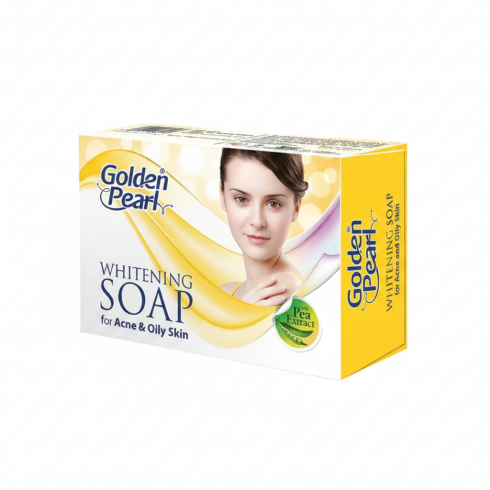 Golden pearl glowing soap pack of 3 for acne control dry skin care and smooth glowing skin