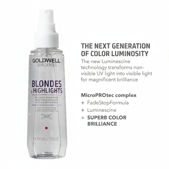 Goldwell Dualsenses Blondes & Highlights Brilliance Serum Spray 150ml | Shine Care