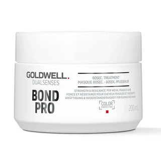 goldwell dualsenses bond pro 60 second treatment 200ml for weak fragile hair with strengthening repair anti breakage and deep conditioning care