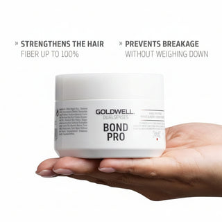 goldwell dualsenses bond pro 60 second treatment 200ml for weak fragile hair with strengthening repair anti breakage and deep conditioning care
