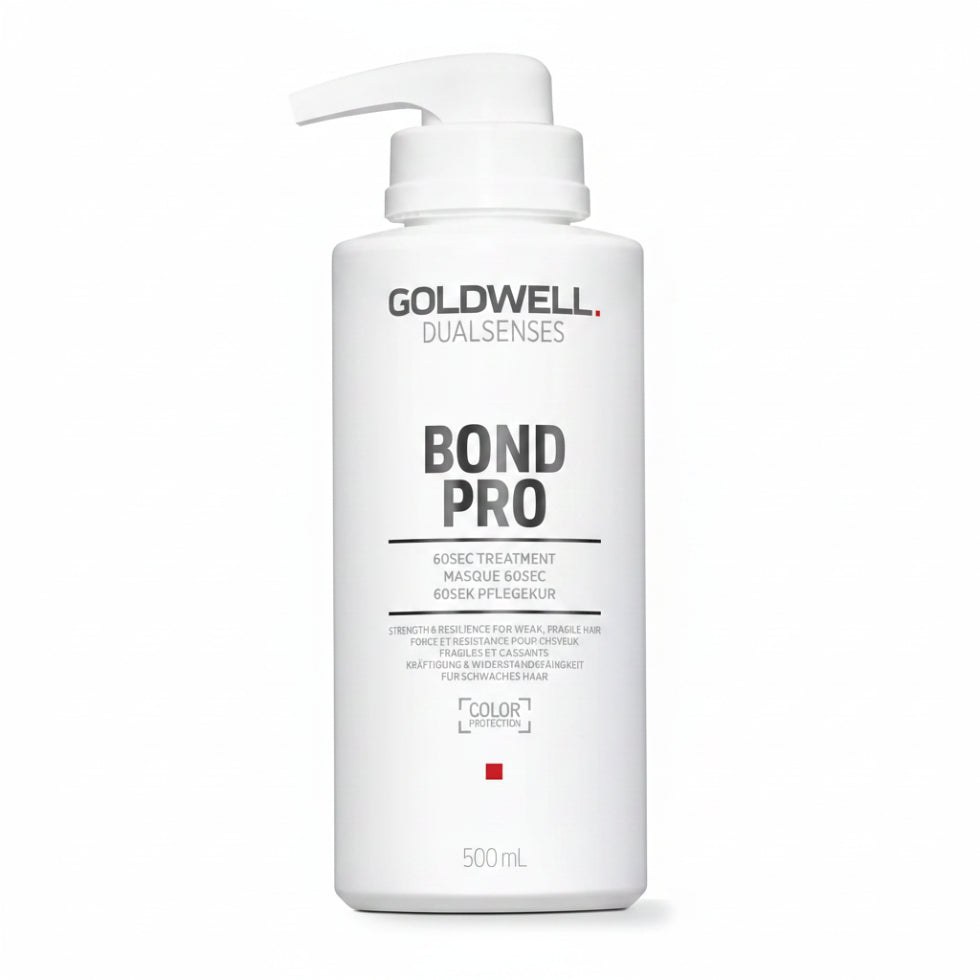 goldwell dualsenses bond pro 60 second treatment 500ml for weak fragile hair with strengthening repair anti breakage and deep conditioning care
