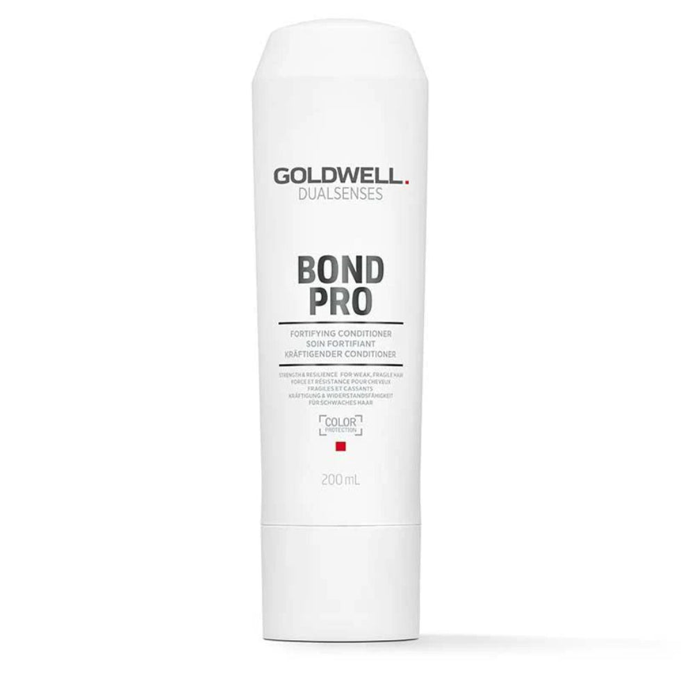 goldwell dualsenses bond pro fortifying conditioner 200ml for weak fragile hair with strengthening anti breakage and nourishing care for healthier hair