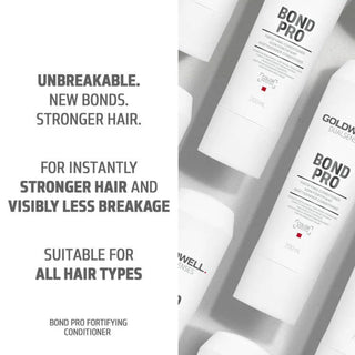 goldwell dualsenses bond pro fortifying conditioner 200ml for weak fragile hair with strengthening anti breakage and nourishing care for healthier hair