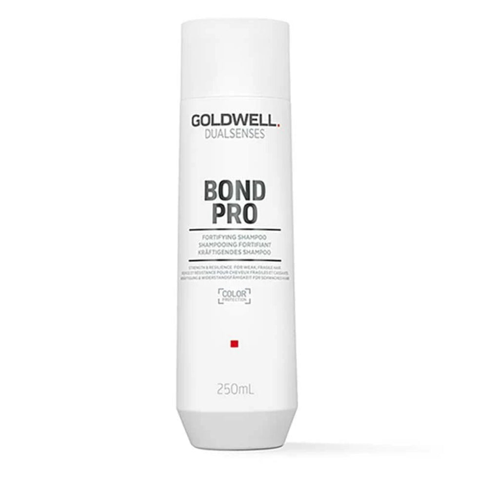 goldwell dualsenses bond pro fortifying shampoo 250ml for weak fragile hair with strengthening anti breakage cleansing and repair care