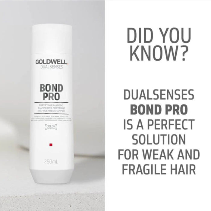 Goldwell Dualsenses Bond Pro Fortifying Shampoo 250ml | Strengthen & Repair Hair